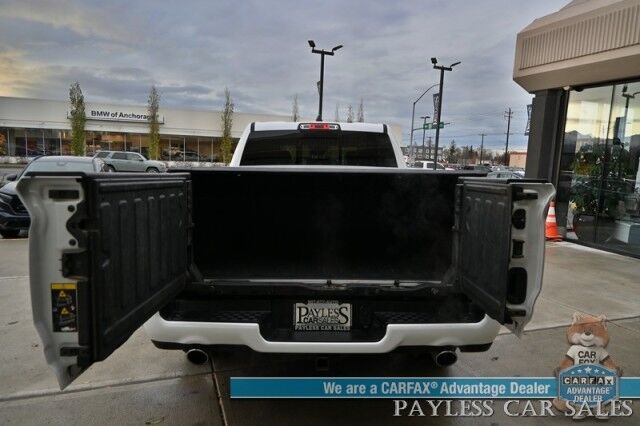 2020 Ram 1500 Laramie / 4X4 / Crew Cab / Sport Appearance & Level 2 Group / Auto Start / Heated & Cooled Leather Seats / Navigation / Adaptive Cruise / Lane Departure & Blind Spot Alert / Tonneau Cover / Bed Liner / Tow Pkg Anchorage AK