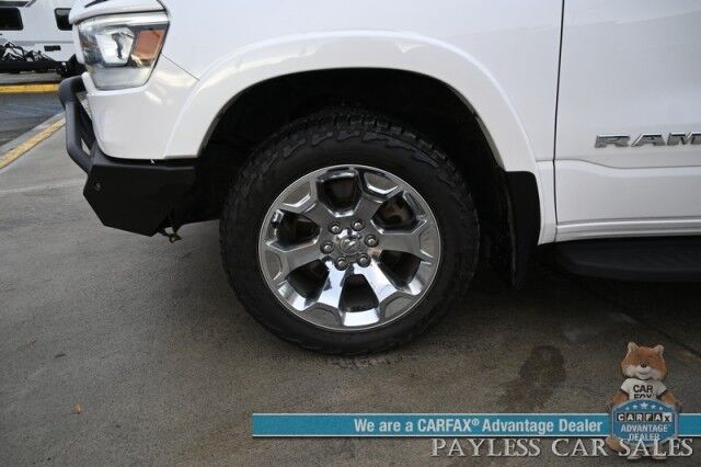 2020 Ram 1500 Laramie / 4X4 / Crew Cab / Sport Appearance & Level 2 Group / Auto Start / Heated & Cooled Leather Seats / Navigation / Adaptive Cruise / Lane Departure & Blind Spot Alert / Tonneau Cover / Bed Liner / Tow Pkg Anchorage AK