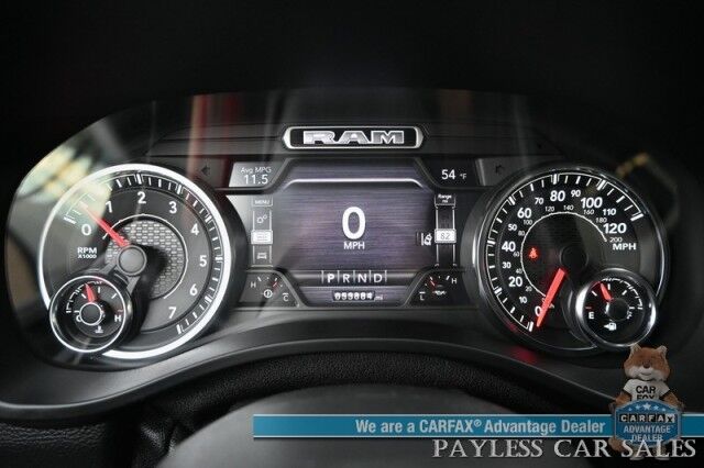 2020 Ram 1500 Laramie / 4X4 / Crew Cab / Sport Appearance & Level 2 Group / Auto Start / Heated & Cooled Leather Seats / Navigation / Adaptive Cruise / Lane Departure & Blind Spot Alert / Tonneau Cover / Bed Liner / Tow Pkg Anchorage AK