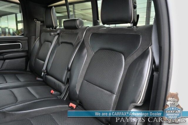 2020 Ram 1500 Laramie / 4X4 / Crew Cab / Sport Appearance & Level 2 Group / Auto Start / Heated & Cooled Leather Seats / Navigation / Adaptive Cruise / Lane Departure & Blind Spot Alert / Tonneau Cover / Bed Liner / Tow Pkg Anchorage AK