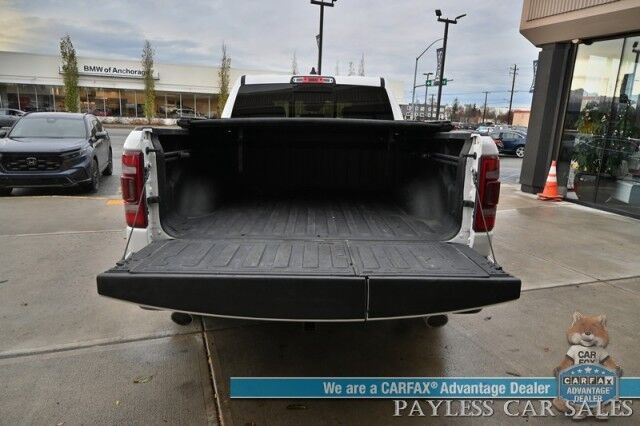 2020 Ram 1500 Laramie / 4X4 / Crew Cab / Sport Appearance & Level 2 Group / Auto Start / Heated & Cooled Leather Seats / Navigation / Adaptive Cruise / Lane Departure & Blind Spot Alert / Tonneau Cover / Bed Liner / Tow Pkg Anchorage AK