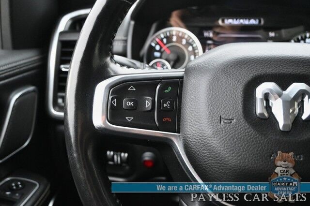 2020 Ram 1500 Laramie / 4X4 / Crew Cab / Sport Appearance & Level 2 Group / Auto Start / Heated & Cooled Leather Seats / Navigation / Adaptive Cruise / Lane Departure & Blind Spot Alert / Tonneau Cover / Bed Liner / Tow Pkg Anchorage AK