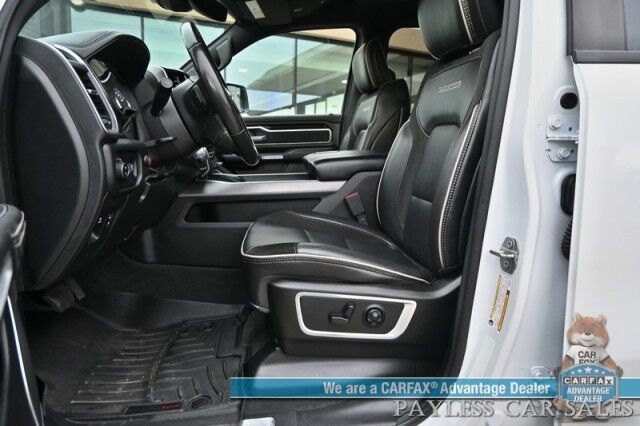 2020 Ram 1500 Laramie / 4X4 / Crew Cab / Sport Appearance & Level 2 Group / Auto Start / Heated & Cooled Leather Seats / Navigation / Adaptive Cruise / Lane Departure & Blind Spot Alert / Tonneau Cover / Bed Liner / Tow Pkg Anchorage AK