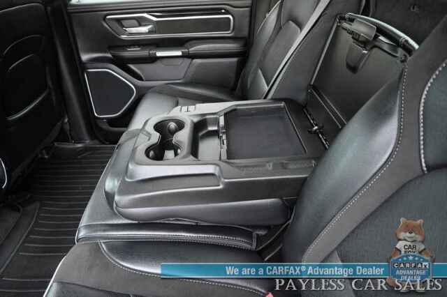 2020 Ram 1500 Laramie / 4X4 / Crew Cab / Sport Appearance & Level 2 Group / Auto Start / Heated & Cooled Leather Seats / Navigation / Adaptive Cruise / Lane Departure & Blind Spot Alert / Tonneau Cover / Bed Liner / Tow Pkg Anchorage AK