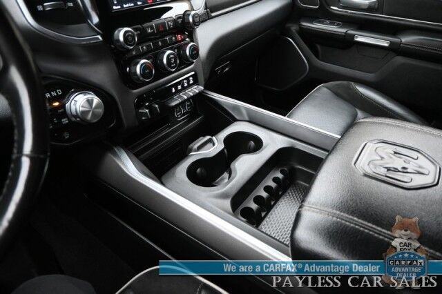 2020 Ram 1500 Laramie / 4X4 / Crew Cab / Sport Appearance & Level 2 Group / Auto Start / Heated & Cooled Leather Seats / Navigation / Adaptive Cruise / Lane Departure & Blind Spot Alert / Tonneau Cover / Bed Liner / Tow Pkg Anchorage AK