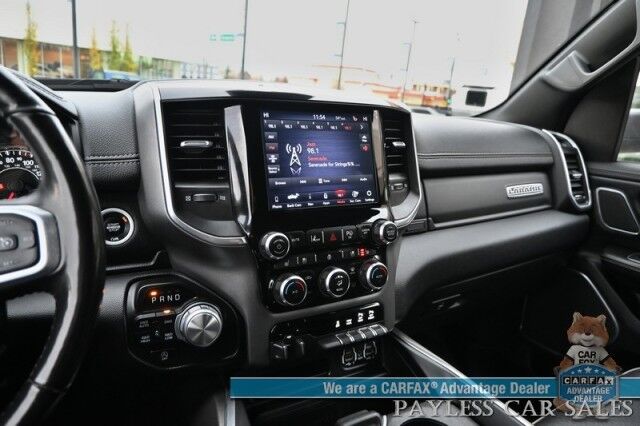 2020 Ram 1500 Laramie / 4X4 / Crew Cab / Sport Appearance & Level 2 Group / Auto Start / Heated & Cooled Leather Seats / Navigation / Adaptive Cruise / Lane Departure & Blind Spot Alert / Tonneau Cover / Bed Liner / Tow Pkg Anchorage AK