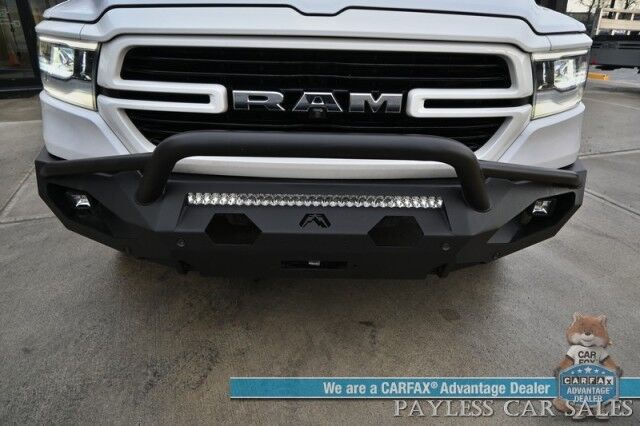 2020 Ram 1500 Laramie / 4X4 / Crew Cab / Sport Appearance & Level 2 Group / Auto Start / Heated & Cooled Leather Seats / Navigation / Adaptive Cruise / Lane Departure & Blind Spot Alert / Tonneau Cover / Bed Liner / Tow Pkg Anchorage AK