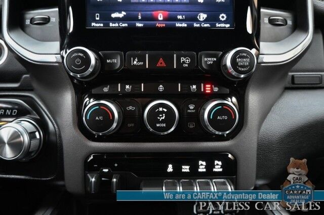 2020 Ram 1500 Laramie / 4X4 / Crew Cab / Sport Appearance & Level 2 Group / Auto Start / Heated & Cooled Leather Seats / Navigation / Adaptive Cruise / Lane Departure & Blind Spot Alert / Tonneau Cover / Bed Liner / Tow Pkg Anchorage AK