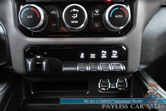 2020 Ram 1500 Laramie / 4X4 / Crew Cab / Sport Appearance & Level 2 Group / Auto Start / Heated & Cooled Leather Seats / Navigation / Adaptive Cruise / Lane Departure & Blind Spot Alert / Tonneau Cover / Bed Liner / Tow Pkg Anchorage AK