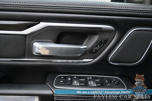 2020 Ram 1500 Laramie / 4X4 / Crew Cab / Sport Appearance & Level 2 Group / Auto Start / Heated & Cooled Leather Seats / Navigation / Adaptive Cruise / Lane Departure & Blind Spot Alert / Tonneau Cover / Bed Liner / Tow Pkg Anchorage AK