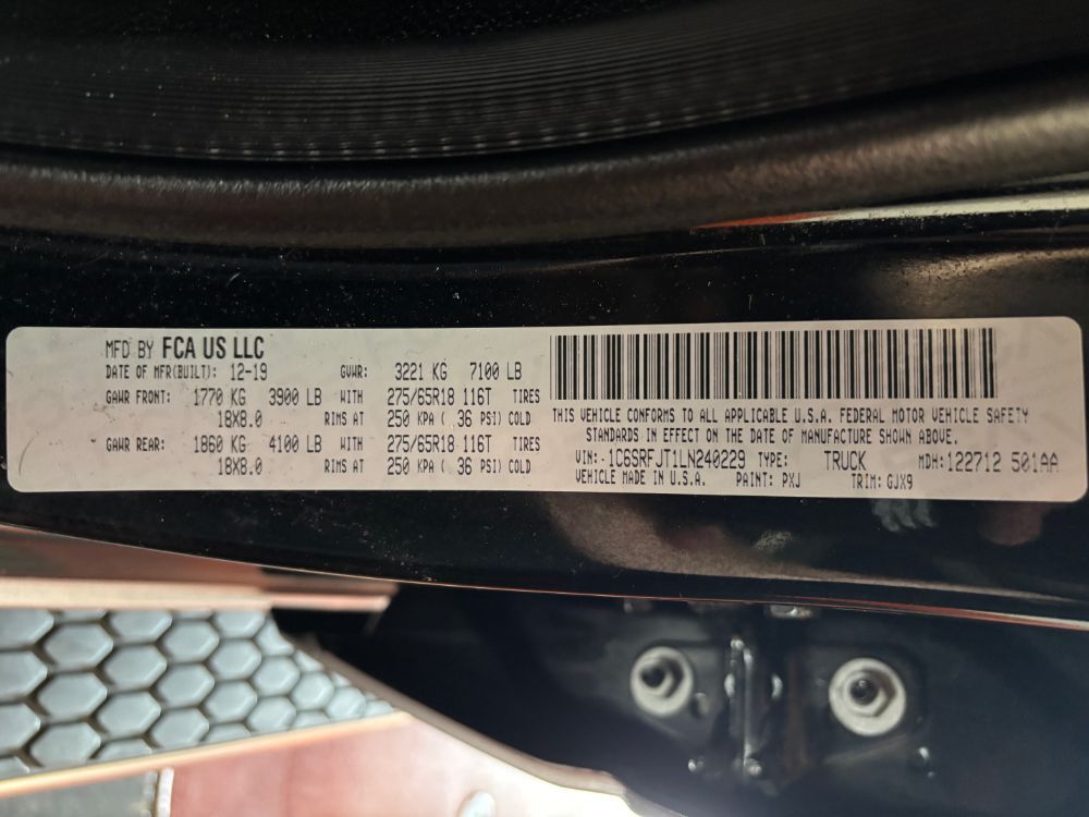2020 Ram 1500 Laramie Crew Cab 4x4 5'7 Box Franklin OH