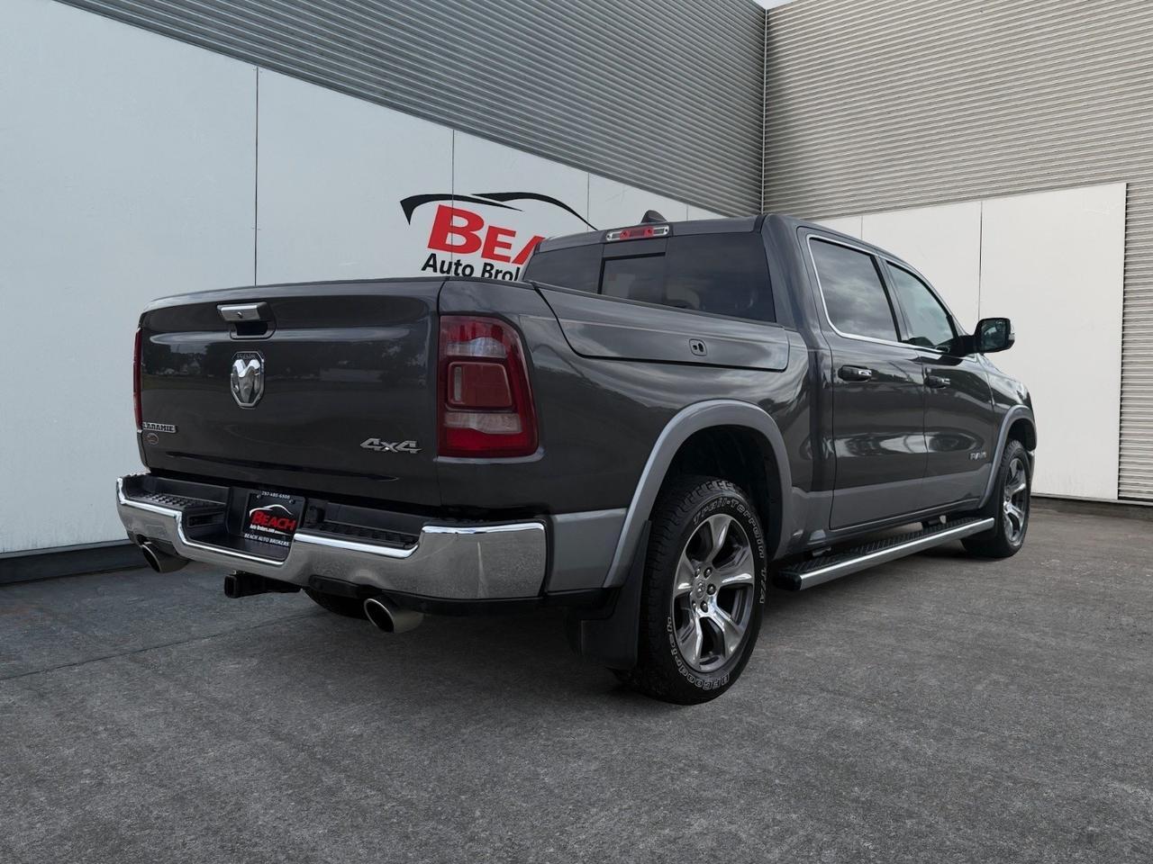 2020 Ram 1500 Laramie, HEATED AND VENTILATED FRONT SEATS, 2ND ROW IN FLOOR STORAGE BINS, REAR POWER SLIDING WINDOWS, CHROME TOW HOOKS, RUNNING BOARDS, REMOTE TAILGATE RELEASE, V8 HEMI, DONT LET YOUR DREAM TRUCK PASS YOU BY! Norfolk VA