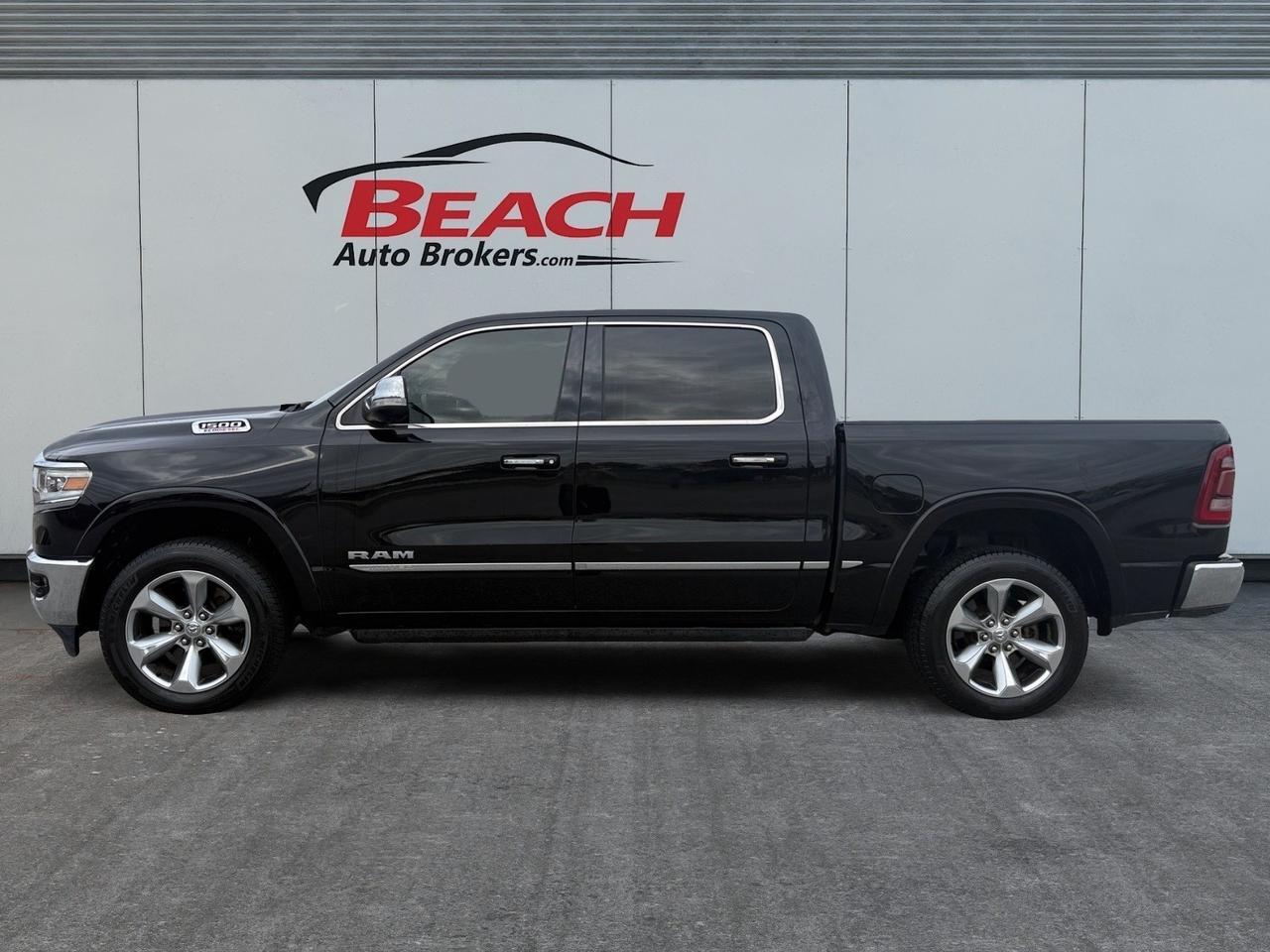 2020 Ram 1500 Limited, HEATED AND VENTILATED SEATS, HEATED AND VENTILATED REAR SEATS, HEATED STEERING WHEEL, TOW HOOKS, SLIDING REAR WINDOW, WIRELESS PHONE CONNECTIVITY, POWER RUNNING BOARDS, TOW PACKAGE, CLEAN CARFAX, ONLY 1 OWNER, POWER THAT PULLS ITS WEIGHT, CO Norfolk VA