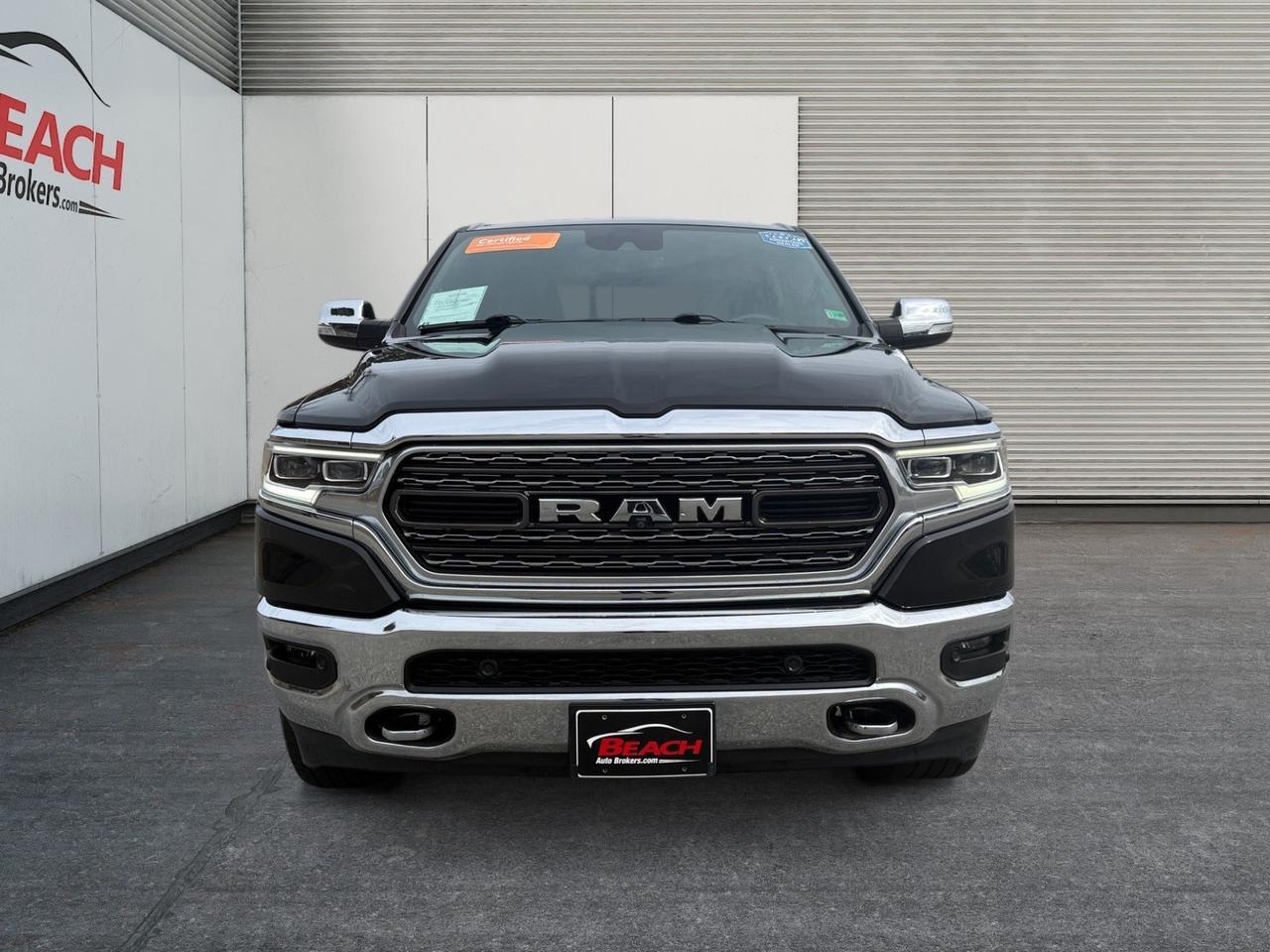 2020 Ram 1500 Limited, HEATED AND VENTILATED SEATS, HEATED AND VENTILATED REAR SEATS, HEATED STEERING WHEEL, TOW HOOKS, SLIDING REAR WINDOW, WIRELESS PHONE CONNECTIVITY, POWER RUNNING BOARDS, TOW PACKAGE, CLEAN CARFAX, ONLY 1 OWNER, POWER THAT PULLS ITS WEIGHT, CO Norfolk VA
