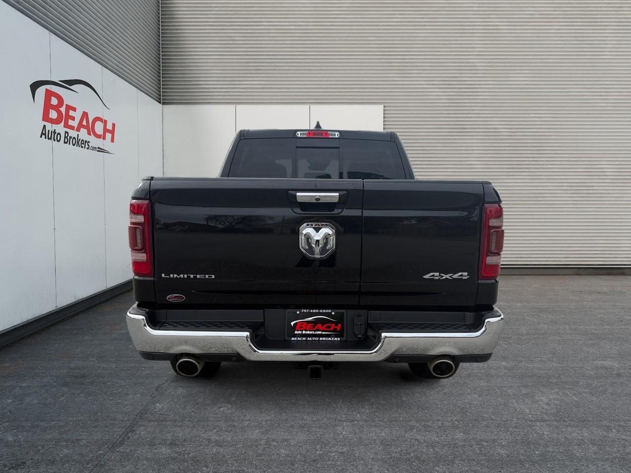2020 Ram 1500 Limited, HEATED AND VENTILATED SEATS, HEATED AND VENTILATED REAR SEATS, HEATED STEERING WHEEL, TOW HOOKS, SLIDING REAR WINDOW, WIRELESS PHONE CONNECTIVITY, POWER RUNNING BOARDS, TOW PACKAGE, CLEAN CARFAX, ONLY 1 OWNER, POWER THAT PULLS ITS WEIGHT!!! Norfolk VA