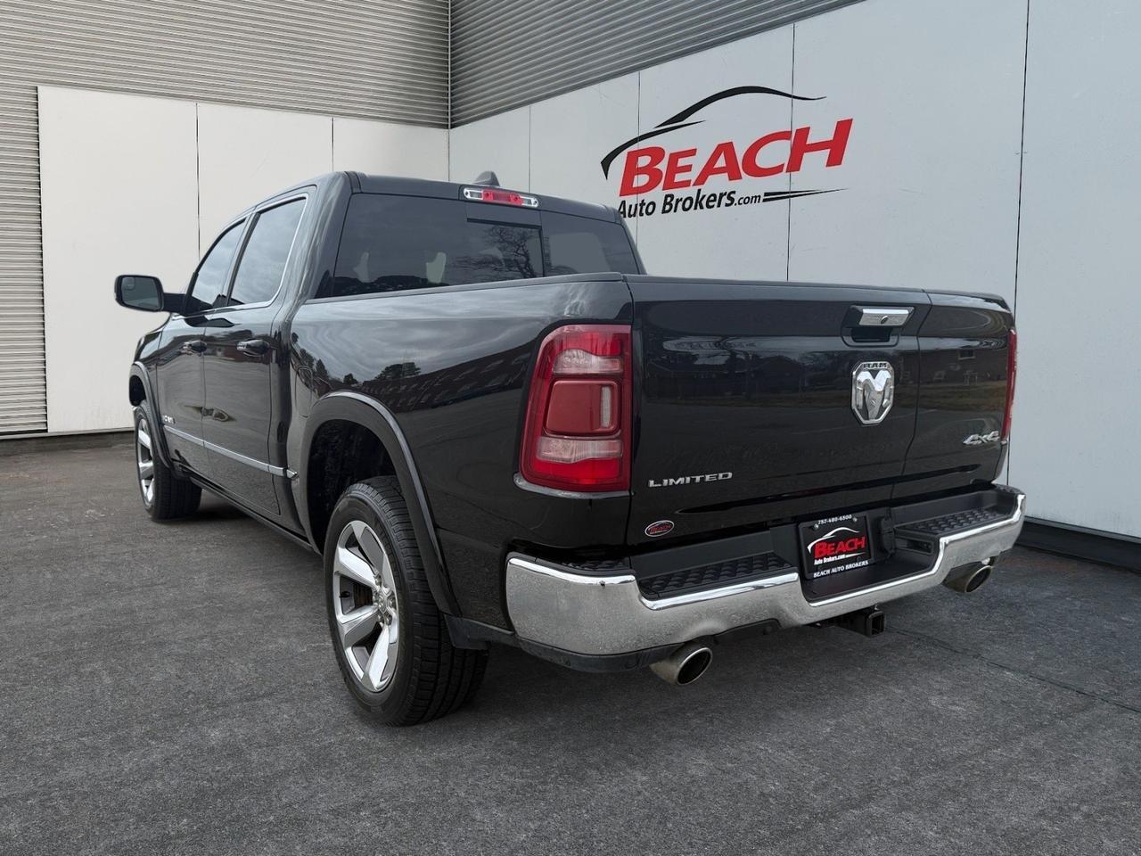 2020 Ram 1500 Limited, HEATED AND VENTILATED SEATS, HEATED AND VENTILATED REAR SEATS, HEATED STEERING WHEEL, TOW HOOKS, SLIDING REAR WINDOW, WIRELESS PHONE CONNECTIVITY, POWER RUNNING BOARDS, TOW PACKAGE, CLEAN CARFAX, ONLY 1 OWNER, POWER THAT PULLS ITS WEIGHT!!! Norfolk VA