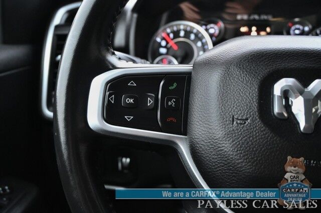 2020 Ram 1500 Lone Star / 4X4 / 5.7L V8 eTorque / Crew Cab / Auto Start / Off-Road & Big Horn Level 1 Pkg / Power Premium Cloth Seats / Apple CarPlay & Android Auto / Keyless Entry & Start / Tow Pkg / 22 MPG Anchorage AK