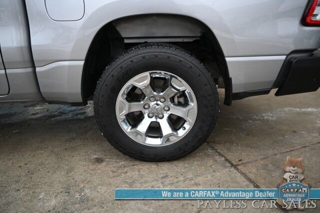 2020 Ram 1500 Lone Star / 4X4 / 5.7L V8 eTorque / Crew Cab / Auto Start / Off-Road & Big Horn Level 1 Pkg / Power Premium Cloth Seats / Apple CarPlay & Android Auto / Keyless Entry & Start / Tow Pkg / 22 MPG Anchorage AK