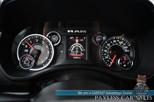 2020 Ram 1500 Lone Star / 4X4 / Crew Cab / 5.7L V8 eTorque / Auto Start / Off-Road & Big Horn Level 1 Group / Power Premium Cloth Seats / Apple CarPlay & Android Auto / Keyless Entry & Start / Tow Pkg / 22 MPG Wasilla AK