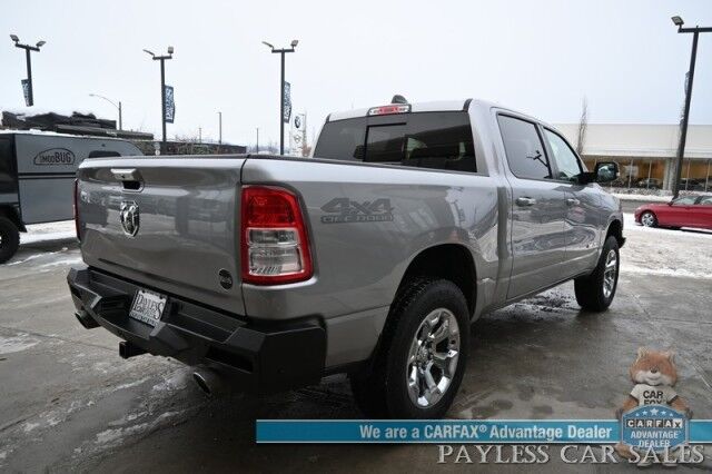 2020 Ram 1500 Lone Star / 4X4 / Crew Cab / 5.7L V8 eTorque / Auto Start / Off-Road & Big Horn Level 1 Group / Power Premium Cloth Seats / Apple CarPlay & Android Auto / Keyless Entry & Start / Tow Pkg / 22 MPG Anchorage AK