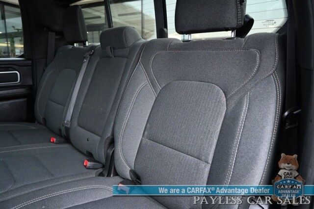 2020 Ram 1500 Lone Star / 4X4 / Crew Cab / 5.7L V8 eTorque / Auto Start / Off-Road & Big Horn Level 1 Group / Power Premium Cloth Seats / Apple CarPlay & Android Auto / Keyless Entry & Start / Tow Pkg / 22 MPG Wasilla AK