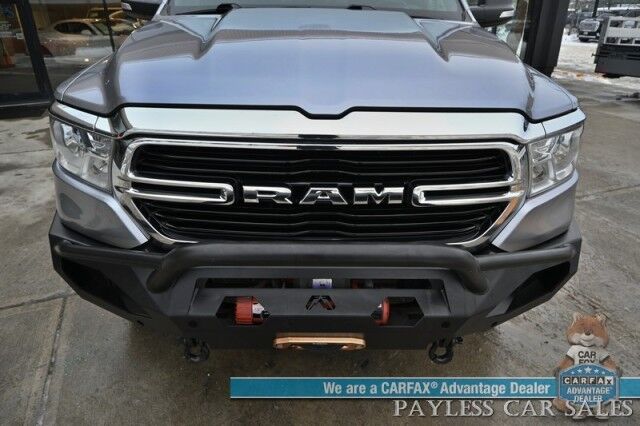 2020 Ram 1500 Lone Star / 4X4 / Crew Cab / 5.7L V8 eTorque / Auto Start / Off-Road & Big Horn Level 1 Group / Power Premium Cloth Seats / Apple CarPlay & Android Auto / Keyless Entry & Start / Tow Pkg / 22 MPG Wasilla AK