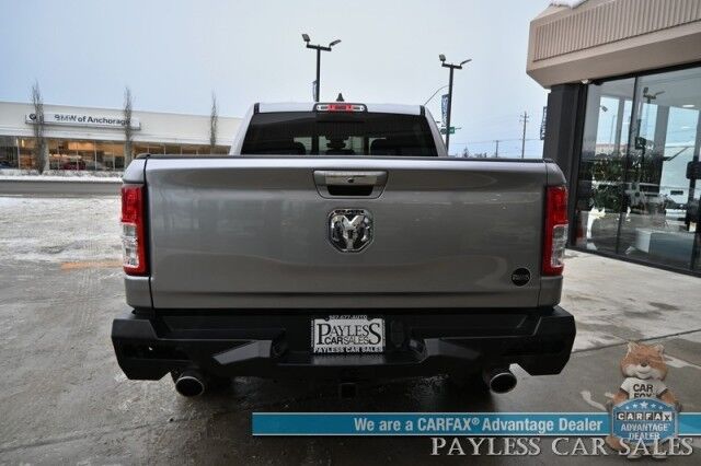 2020 Ram 1500 Lone Star / 4X4 / Crew Cab / 5.7L V8 eTorque / Auto Start / Off-Road & Big Horn Level 1 Group / Power Premium Cloth Seats / Apple CarPlay & Android Auto / Keyless Entry & Start / Tow Pkg / 22 MPG Anchorage AK