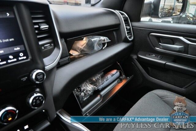 2020 Ram 1500 Lone Star / 4X4 / Crew Cab / 5.7L V8 eTorque / Auto Start / Off-Road & Big Horn Level 1 Group / Power Premium Cloth Seats / Apple CarPlay & Android Auto / Keyless Entry & Start / Tow Pkg / 22 MPG Anchorage AK