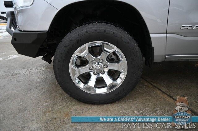 2020 Ram 1500 Lone Star / 4X4 / Crew Cab / 5.7L V8 eTorque / Auto Start / Off-Road & Big Horn Level 1 Group / Power Premium Cloth Seats / Apple CarPlay & Android Auto / Keyless Entry & Start / Tow Pkg / 22 MPG Anchorage AK