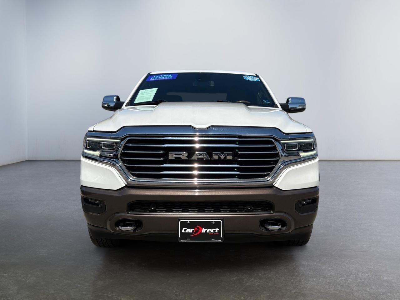 2020 Ram 1500 Longhorn, POWER RUNNING BOARDS, DUAL PANORAMIC SUNROOF, REMOTE TAILGATE RELEASE, TOW PACKAGE, MULTIPLE VIEW BACKUP CAMERA, BLIND SPOT ALERT, LANE KEEP ASSIST, APPLE CARPLAY/ANDROID AUTO, HEATED STEERING WHEEL & FRONT/REAR SEATS, ONLY 1 OWNER, CLEAN C Virginia Beach VA