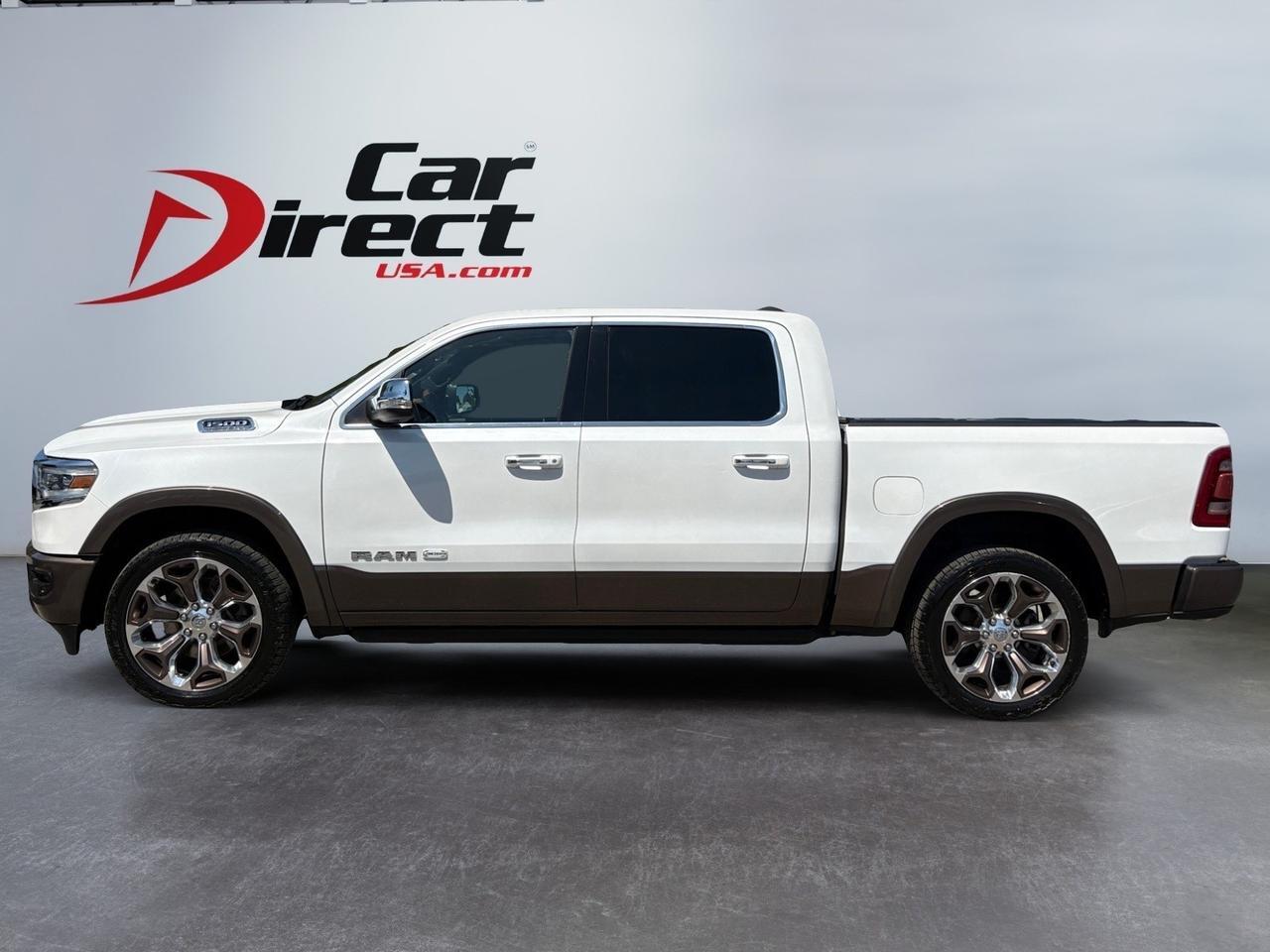 2020 Ram 1500 Longhorn, POWER RUNNING BOARDS, DUAL PANORAMIC SUNROOF, REMOTE TAILGATE RELEASE, TOW PACKAGE, MULTIPLE VIEW BACKUP CAMERA, BLIND SPOT ALERT, LANE KEEP ASSIST, APPLE CARPLAY/ANDROID AUTO, HEATED STEERING WHEEL & FRONT/REAR SEATS, ONLY 1 OWNER, CLEAN C