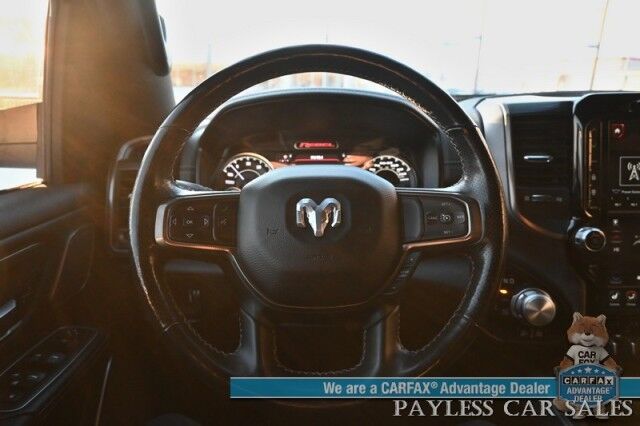 2020 Ram 1500 Rebel / 4X4 / Crew Cab / 5.7L V8 / Level 2 Group / Auto Start / Front & Rear Heated Leather Seats / Heated Steering Wheel / Navigation / Harman Kardon / 33 Gallon Tank / Tonneau Cover / Bed Liner / Trailer Brake / Tow Pkg Anchorage AK 2020 Ram 1500 Rebel / 4X4 / Crew Cab / 5.7L V8 / Level 2 Group / Auto Start / Front & Rear Heated Leather Seats / Heated Steering Wheel / Navigation / Harman Kardon / 33 Gallon Tank / Tonneau Cover / Bed Liner / Trailer Brake / Tow Pkg Anchorage AK