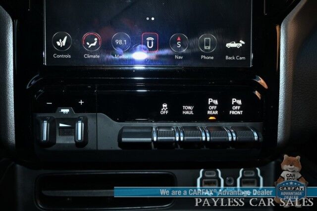 2020 Ram 1500 Rebel / 4X4 / Crew Cab / 5.7L V8 / Level 2 Group / Auto Start / Front & Rear Heated Leather Seats / Heated Steering Wheel / Navigation / Harman Kardon / 33 Gallon Tank / Tonneau Cover / Bed Liner / Trailer Brake / Tow Pkg Anchorage AK 2020 Ram 1500 Rebel / 4X4 / Crew Cab / 5.7L V8 / Level 2 Group / Auto Start / Front & Rear Heated Leather Seats / Heated Steering Wheel / Navigation / Harman Kardon / 33 Gallon Tank / Tonneau Cover / Bed Liner / Trailer Brake / Tow Pkg Anchorage AK