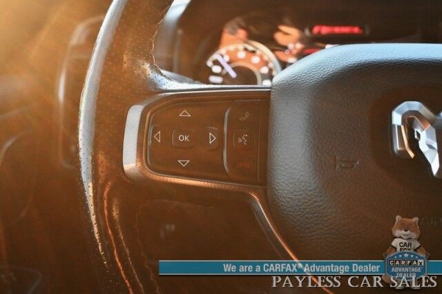 2020 Ram 1500 Rebel / 4X4 / Crew Cab / 5.7L V8 / Level 2 Group / Auto Start / Front & Rear Heated Leather Seats / Heated Steering Wheel / Navigation / Harman Kardon / 33 Gallon Tank / Tonneau Cover / Bed Liner / Trailer Brake / Tow Pkg Anchorage AK 2020 Ram 1500 Rebel / 4X4 / Crew Cab / 5.7L V8 / Level 2 Group / Auto Start / Front & Rear Heated Leather Seats / Heated Steering Wheel / Navigation / Harman Kardon / 33 Gallon Tank / Tonneau Cover / Bed Liner / Trailer Brake / Tow Pkg Anchorage AK