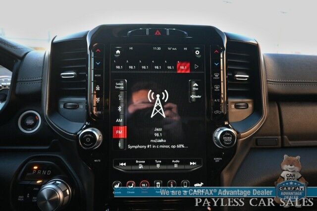 2020 Ram 1500 Rebel / 4X4 / Crew Cab / 5.7L V8 / Level 2 Group / Auto Start / Front & Rear Heated Leather Seats / Heated Steering Wheel / Navigation / Harman Kardon / 33 Gallon Tank / Tonneau Cover / Bed Liner / Trailer Brake / Tow Pkg Anchorage AK 2020 Ram 1500 Rebel / 4X4 / Crew Cab / 5.7L V8 / Level 2 Group / Auto Start / Front & Rear Heated Leather Seats / Heated Steering Wheel / Navigation / Harman Kardon / 33 Gallon Tank / Tonneau Cover / Bed Liner / Trailer Brake / Tow Pkg Anchorage AK