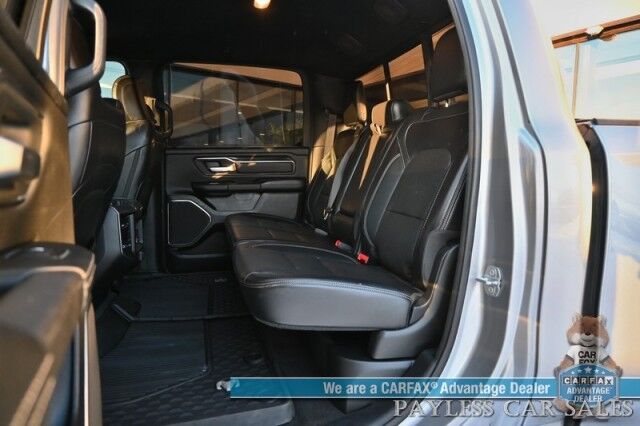 2020 Ram 1500 Rebel / 4X4 / Crew Cab / 5.7L V8 / Level 2 Group / Auto Start / Front & Rear Heated Leather Seats / Heated Steering Wheel / Navigation / Harman Kardon / 33 Gallon Tank / Tonneau Cover / Bed Liner / Trailer Brake / Tow Pkg Anchorage AK 2020 Ram 1500 Rebel / 4X4 / Crew Cab / 5.7L V8 / Level 2 Group / Auto Start / Front & Rear Heated Leather Seats / Heated Steering Wheel / Navigation / Harman Kardon / 33 Gallon Tank / Tonneau Cover / Bed Liner / Trailer Brake / Tow Pkg Anchorage AK