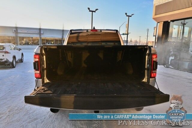 2020 Ram 1500 Rebel / 4X4 / Crew Cab / 5.7L V8 / Level 2 Group / Auto Start / Front & Rear Heated Leather Seats / Heated Steering Wheel / Navigation / Harman Kardon / 33 Gallon Tank / Tonneau Cover / Bed Liner / Trailer Brake / Tow Pkg Anchorage AK 2020 Ram 1500 Rebel / 4X4 / Crew Cab / 5.7L V8 / Level 2 Group / Auto Start / Front & Rear Heated Leather Seats / Heated Steering Wheel / Navigation / Harman Kardon / 33 Gallon Tank / Tonneau Cover / Bed Liner / Trailer Brake / Tow Pkg Anchorage AK