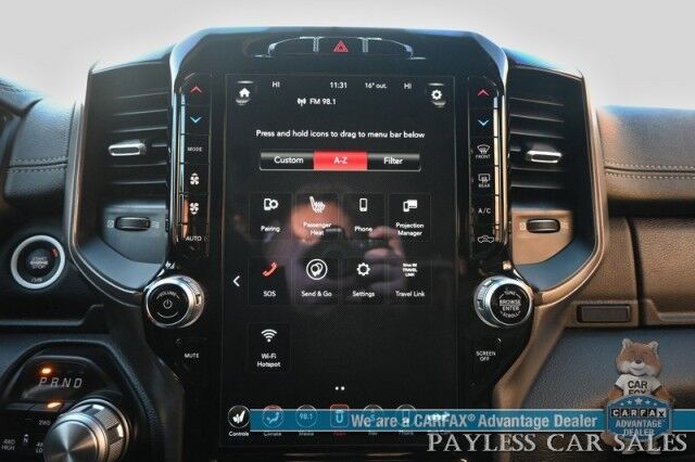 2020 Ram 1500 Rebel / 4X4 / Crew Cab / 5.7L V8 / Level 2 Group / Auto Start / Front & Rear Heated Leather Seats / Heated Steering Wheel / Navigation / Harman Kardon / 33 Gallon Tank / Tonneau Cover / Bed Liner / Trailer Brake / Tow Pkg Anchorage AK 2020 Ram 1500 Rebel / 4X4 / Crew Cab / 5.7L V8 / Level 2 Group / Auto Start / Front & Rear Heated Leather Seats / Heated Steering Wheel / Navigation / Harman Kardon / 33 Gallon Tank / Tonneau Cover / Bed Liner / Trailer Brake / Tow Pkg Anchorage AK