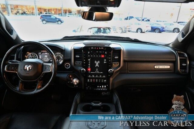 2020 Ram 1500 Rebel / 4X4 / Crew Cab / 5.7L V8 / Level 2 Group / Auto Start / Front & Rear Heated Leather Seats / Heated Steering Wheel / Navigation / Harman Kardon / 33 Gallon Tank / Tonneau Cover / Bed Liner / Trailer Brake / Tow Pkg Anchorage AK 2020 Ram 1500 Rebel / 4X4 / Crew Cab / 5.7L V8 / Level 2 Group / Auto Start / Front & Rear Heated Leather Seats / Heated Steering Wheel / Navigation / Harman Kardon / 33 Gallon Tank / Tonneau Cover / Bed Liner / Trailer Brake / Tow Pkg Anchorage AK