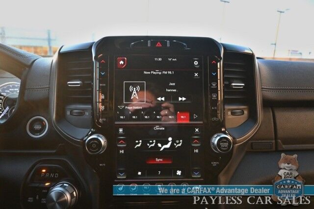 2020 Ram 1500 Rebel / 4X4 / Crew Cab / 5.7L V8 / Level 2 Group / Comfort & Convenience Group / Auto Start / Front & Rear Heated Leather Seats / Heated Steering / NAV / Harman Kardon / Tonneau Cover / Bed Liner / Tow Pkg Anchorage AK