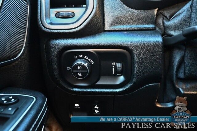 2020 Ram 1500 Rebel / 4X4 / Crew Cab / 5.7L V8 / Level 2 Group / Comfort & Convenience Group / Auto Start / Front & Rear Heated Leather Seats / Heated Steering / NAV / Harman Kardon / Tonneau Cover / Bed Liner / Tow Pkg Anchorage AK