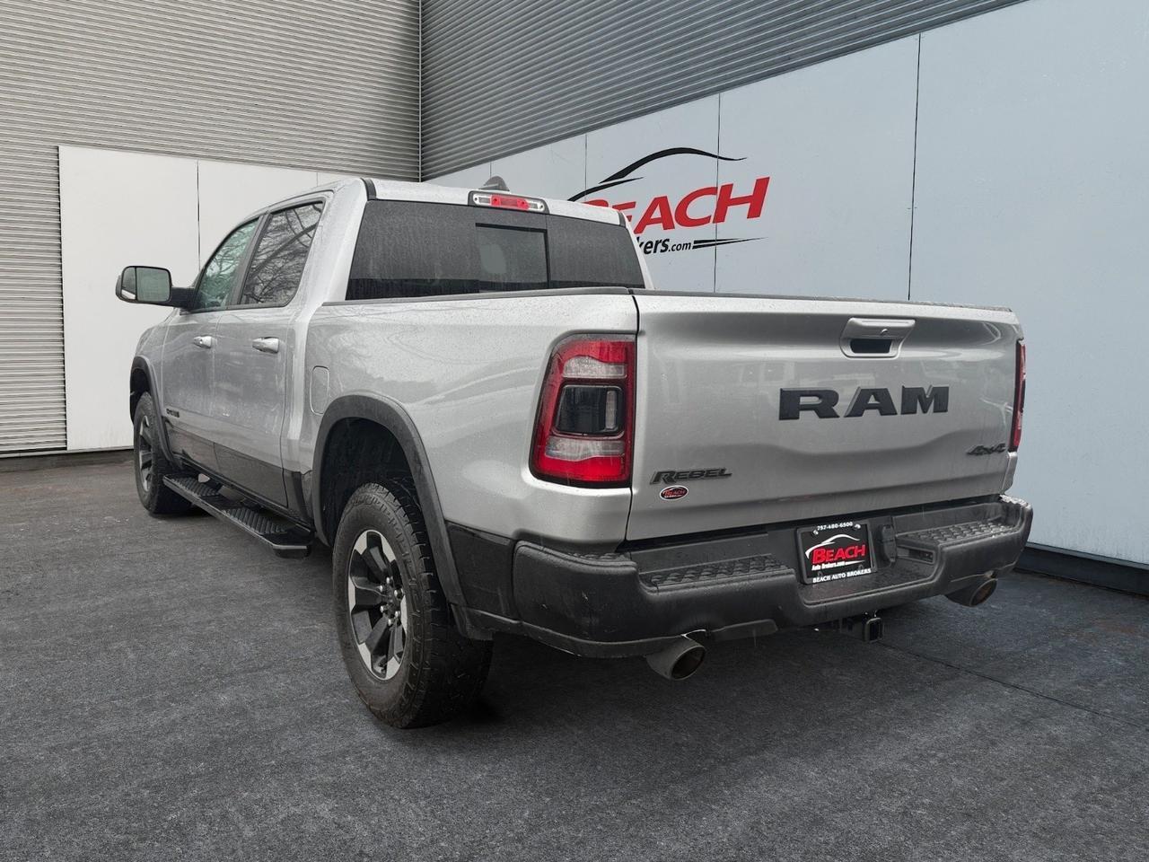 2020 Ram 1500 Rebel, RUNNING BOARDS, UNIVERSAL GARAGE DOOR OPENER, TOW HOOKS,POWER FOLDING MIRRORS, REAR POWER SLIDING WINDOW, BACKUP CAMERA, APPLE CARPLAY/ANDROID AUTO, HEATED FRONT SEATS, BED LINER, COME AND CHECK OUT THIS RAM REBEL TODAY! Norfolk VA