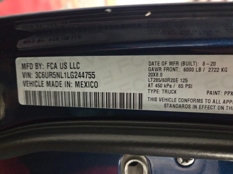 2020 Ram 2500 Laramie Mega Cab Sport Ram Box 6.7L Diesel 12in Screen GPS Camera NEW 37 Tires Arlington TX