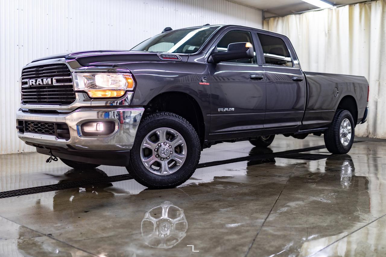 2020 Ram 3500 4x4 Crew Cab Big Horn Diesel Longbox BCam Red Deer AB