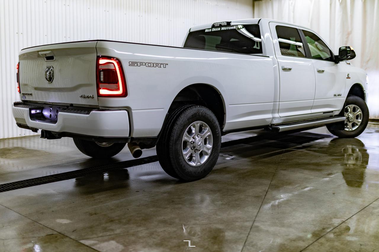 2020 Ram 3500 4x4 Crew Cab Big Horn Sport Longbox Diesel AISIN Leather BCam Red Deer AB