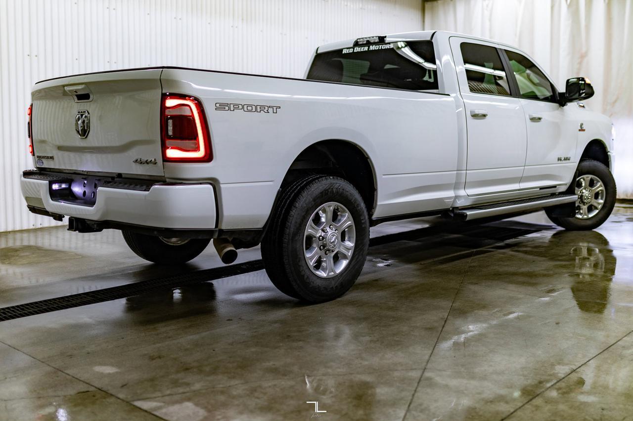 2020 Ram 3500 4x4 Crew Cab Big Horn Sport Longbox Diesel AISIN Leather BCam Red Deer AB