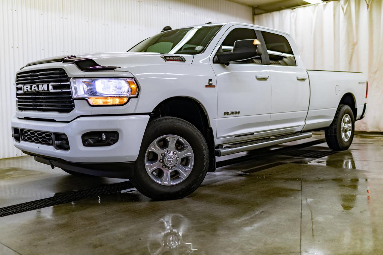 2020 Ram 3500 4x4 Crew Cab Big Horn Sport Longbox Diesel AISIN Leather BCam Red Deer AB
