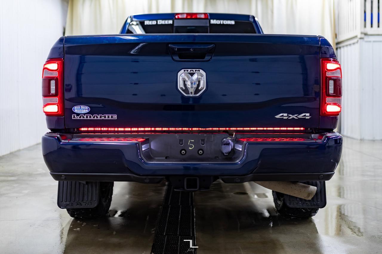 2020 Ram 3500 4x4 Crew Cab Laramie Diesel AISIN Leather Roof Nav Red Deer AB