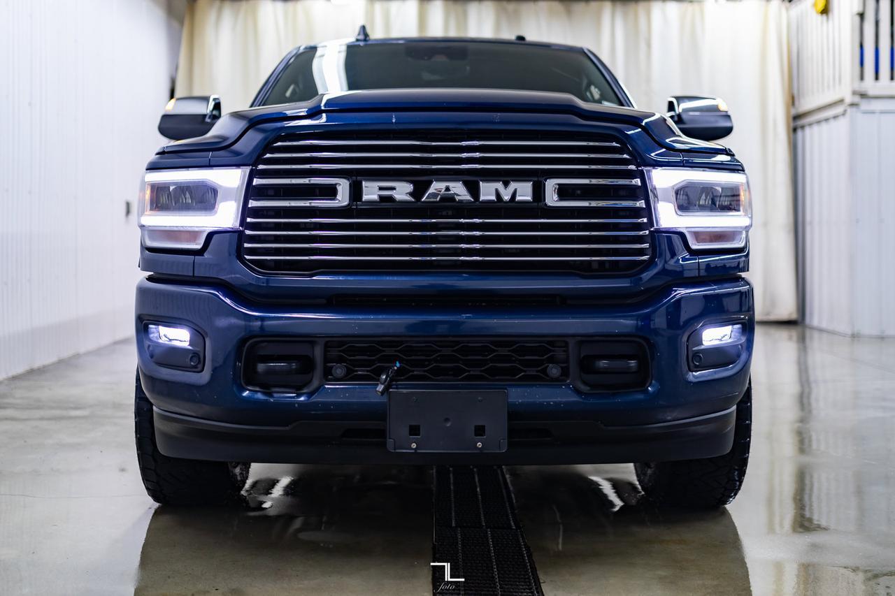 2020 Ram 3500 4x4 Crew Cab Laramie Diesel AISIN Leather Roof Nav Red Deer AB