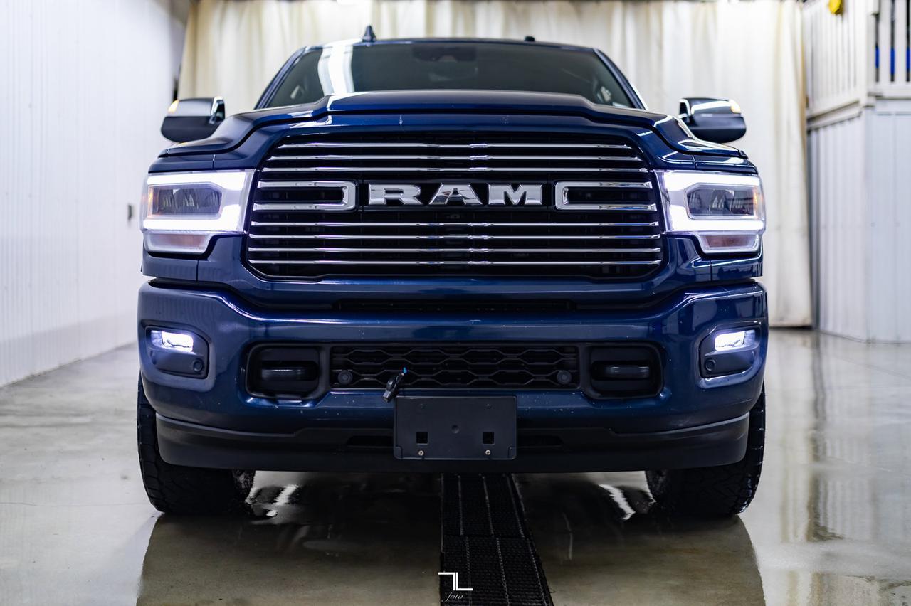 2020 Ram 3500 4x4 Crew Cab Laramie Diesel AISIN Leather Roof Nav Red Deer AB